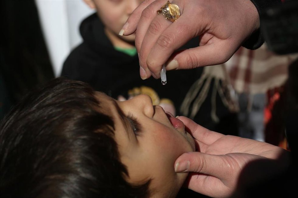 Archivo - Vacunación contra la polio en Afganistán 