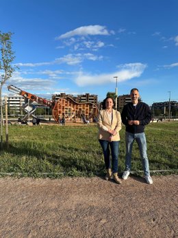 Los ediles socialistas en Córdoba Isabel Bernal y Ángel Ortiz.