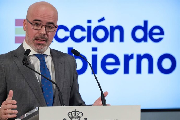 Archivo - Arquivo - O Delegado do Governo na Comunidade de Madri, Francisco Martín, durante uma coletiva de imprensa na sede da Delegação do Governo, em 30 de dezembro de 2024, em Madri (Espanha). Durante seu discurso, o delegado do governo na C
