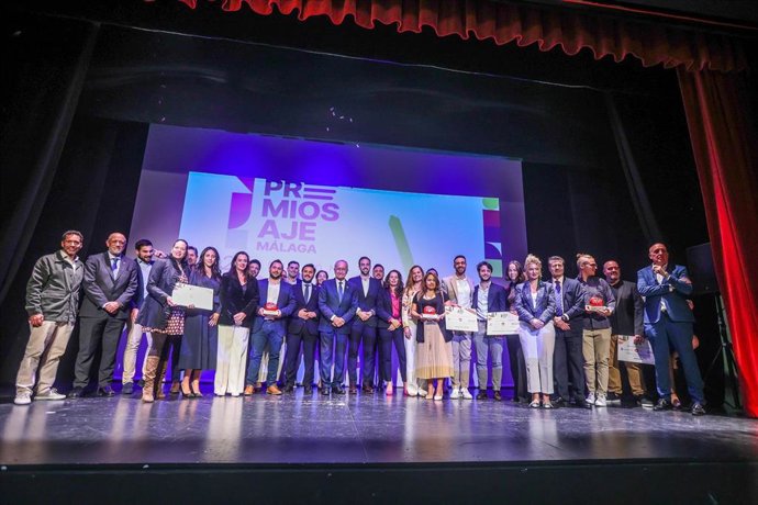 Entrega de premios AJE Málaga de edición pasada.