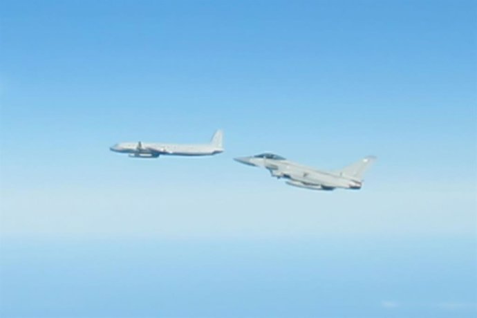 Interceptação de aeronave pela força do Typhoon de Malbork (Polônia)