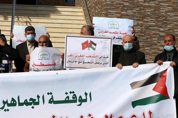 Archivo - Manifestación propalestina en Marruecos (archivo)