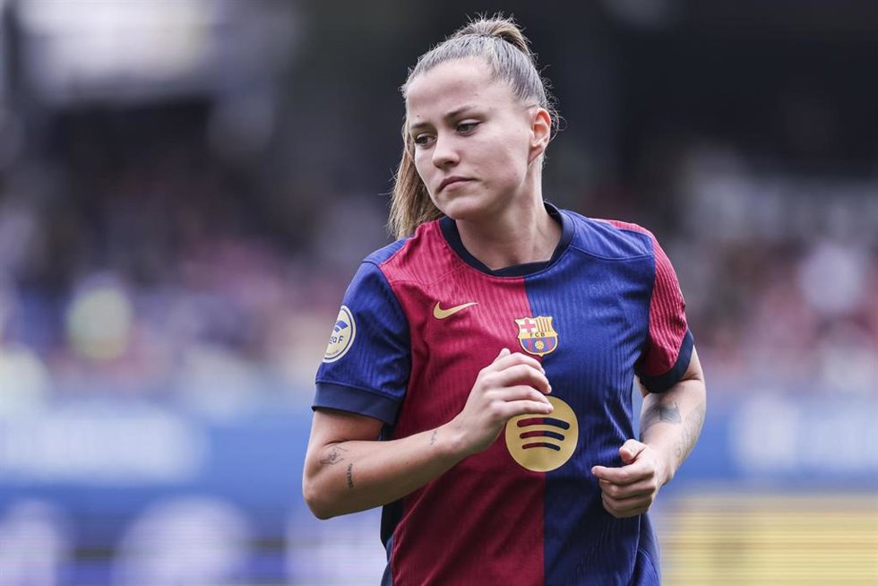 La jugadora del Bara Claudia Pina
