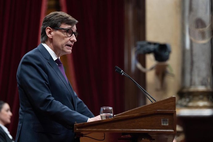 El presidente de la Generalitat, Salvador Illa