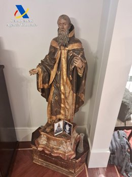 Imagen de una de las tallas recuperadas en la operación