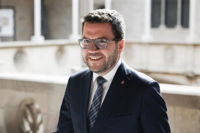 Archivo - El expresident de la Generalitat Pere Aragonès