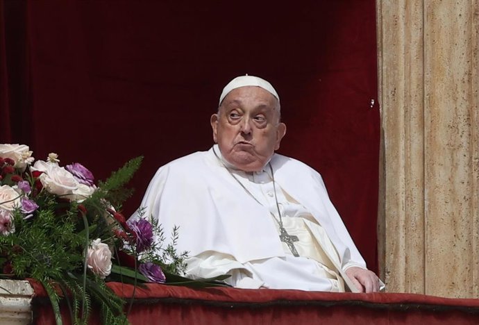 El Papa Francisco en un acto durante el Domingo de Resurrección en el Vaticano (archivo)