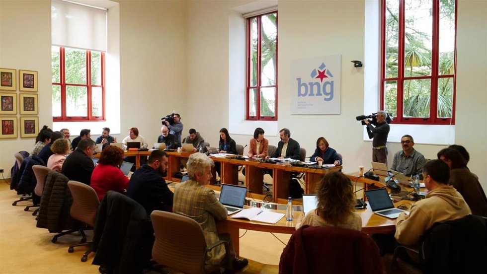 El Grupo Parlamentario del BNG mantiene una reunión de trabajo en vísperas de la celebración del Debate sobre el Estado de la Autonomía.