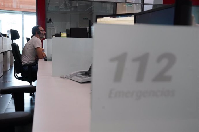 Archivo - Sala del 112 Andalucía.