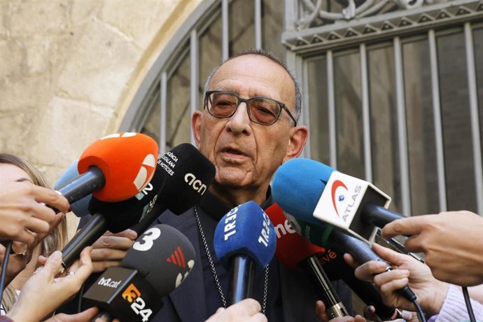 Omella durante sus declaraciones