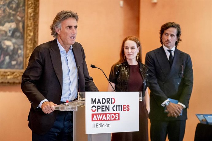 Archivo - El CEO del Mutua Madrid Open, Gerard Tsobanian, durante un acto