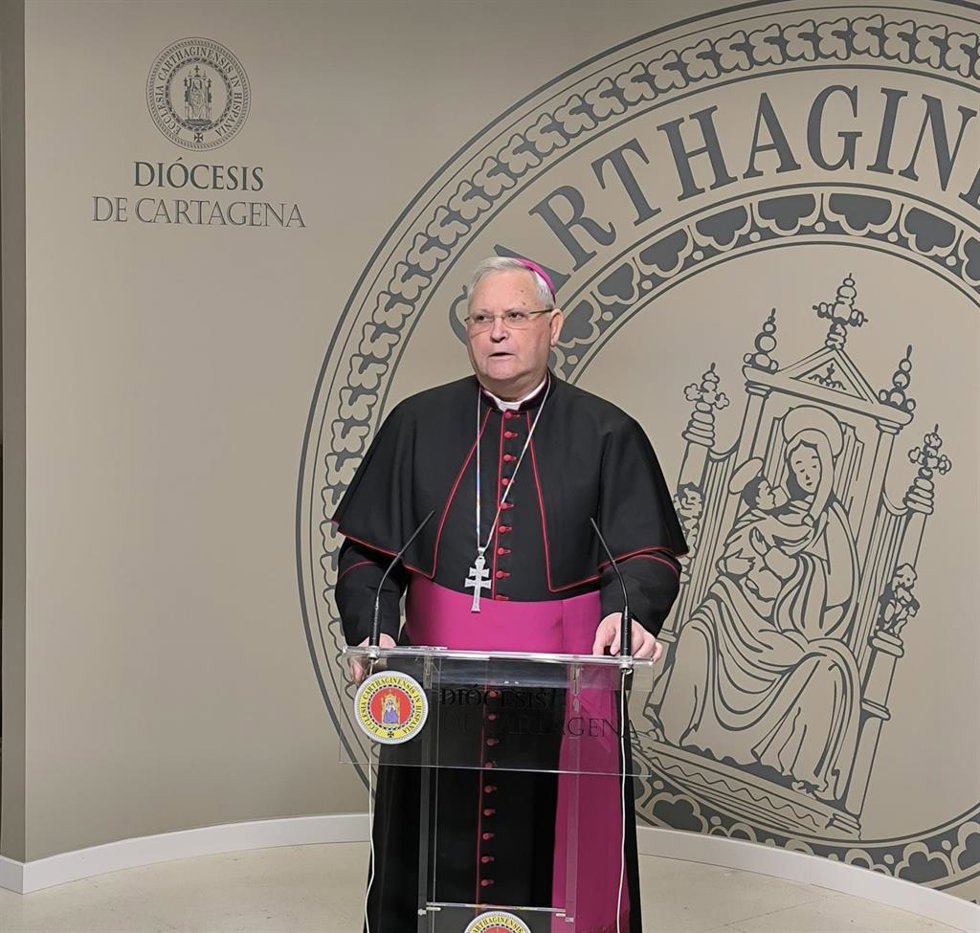 El obispo de la Diócesis de Cartagena, José Manuel Lorca Planes