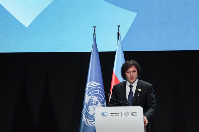 Archivo - El primer ministro de Georgia, Irakli Kobajidze