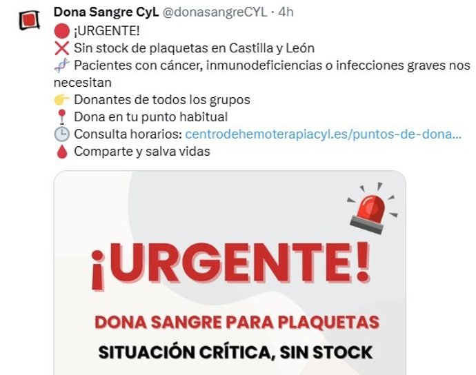 Captura del mensaje publicado en la red social X por Chemcyl.