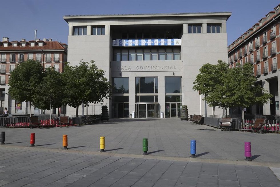 Archivo - Imagen de recurso de la fachada del Ayuntamiento de Leganés