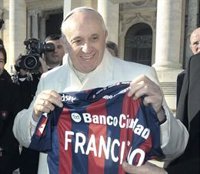 San Lorenzo de Almagro despide al Papa Francisco: "Siempre 'Cuervo'"