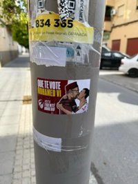 PSOE denuncia carteles "ofensivos y de carácter ultra" del Frente Obrero en Santa Fe (Granada)