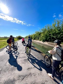 Castelló promociona el valor ecológico y turístico de la Marjalería a través de visitas guiadas en bicicleta