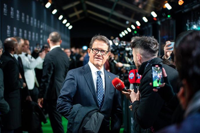 Archivo - El exentrenador Fabio Capello, en los Premios The Best.