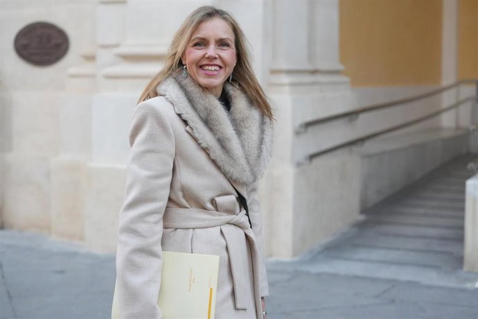 Archivo - La portavoz del grupo municipal Vox, Cristina Peláez