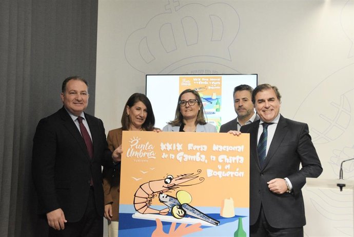 Presentación de la XXIX Feria de la Gamba de Punta Umbría (Huelva).
