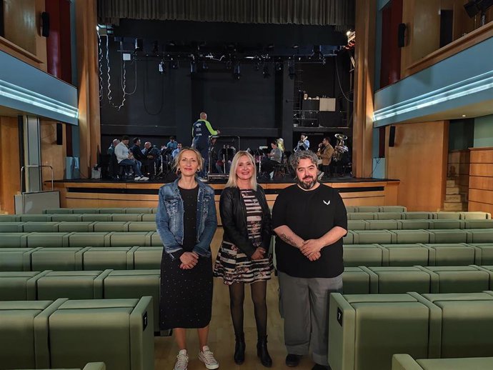 Juany Martínez, María Espejo y Damián Salcedo