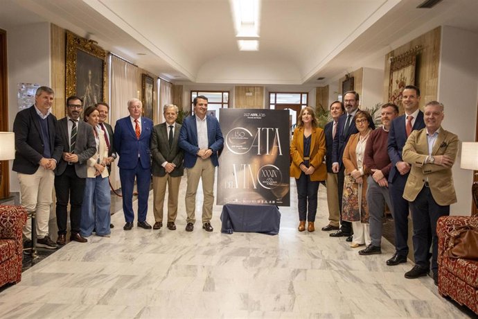 Presentación del cartel de la XXXIX Cata del Vino Montilla-Moriles, que se celebra del jueves al domingo, con homenaje a Julio Romero de Torres.