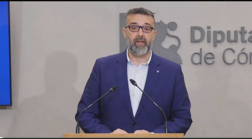 El portavoz de Vox en la Diputación de Córdoba, Rafael Saco.