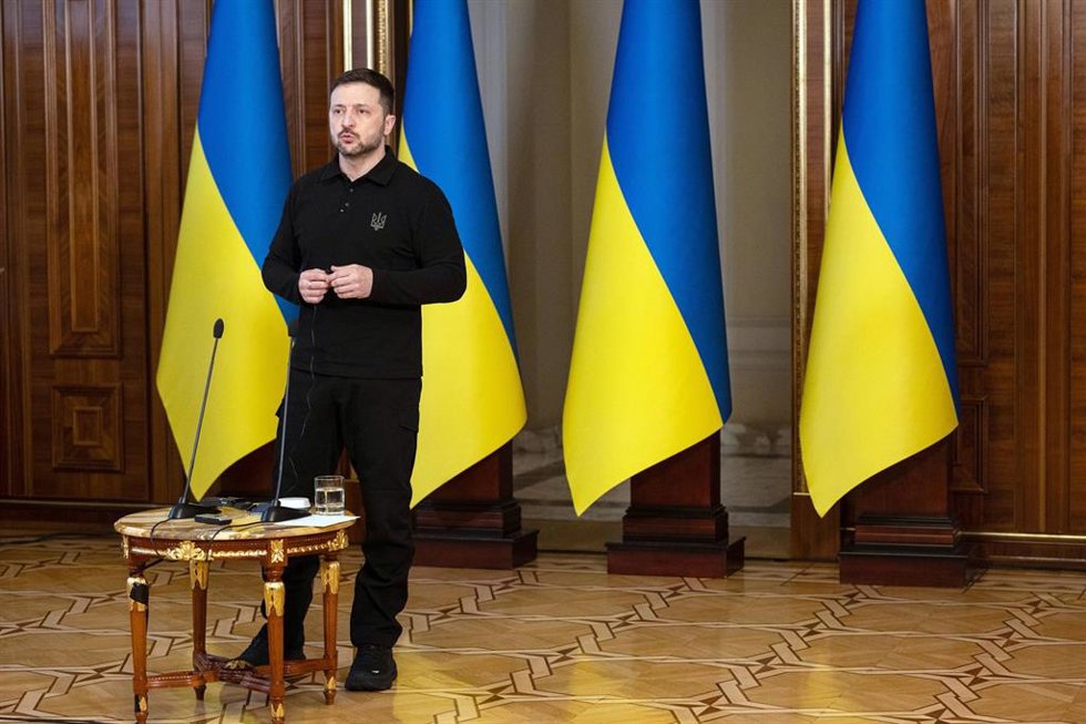 El presidente de Ucrania, Volodimir Zelenski