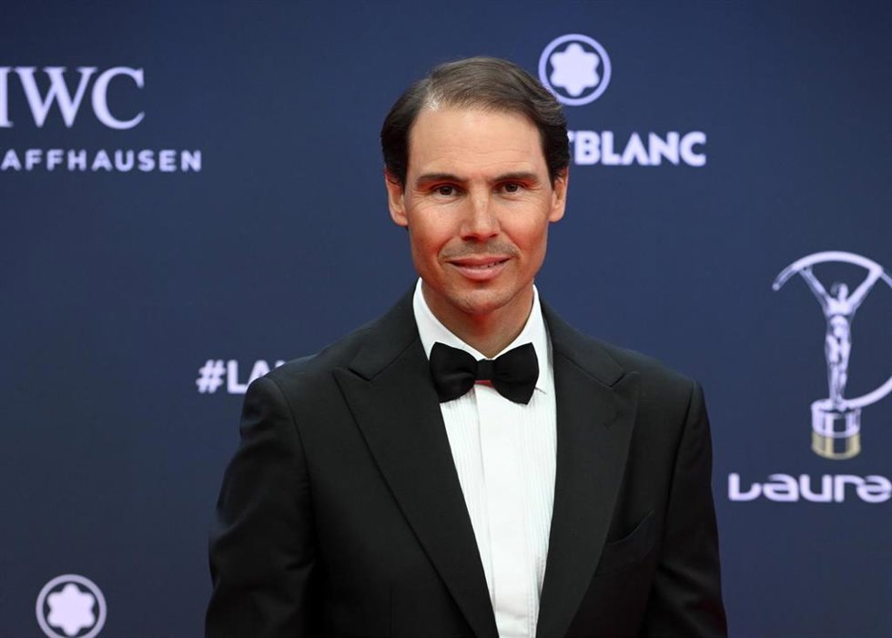 Rafael Nadal durante la entrega de los Premios Laureus 2025 