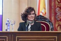 Carmen Calvo elogia la "contundencia" de Francisco contra la pederastia: "La Iglesia necesitaba a este Papa"