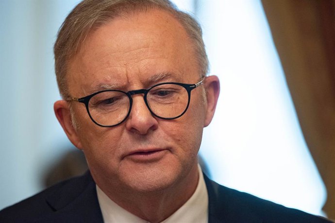 Archivo - Arquivo - Imagem de arquivo do primeiro-ministro da Austrália, Anthony Albanese