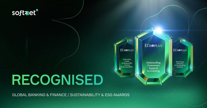 Soft2Bet Wins Three Major Awards at The European - Global Banking & Finance / Sustainability & ESG Awards 2025