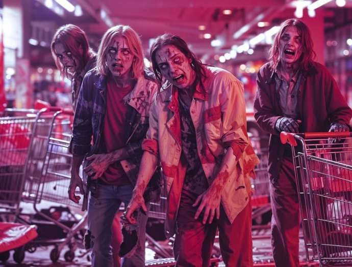 Imagen de un evento del juego a tiempo real 'Survival Zombie'.