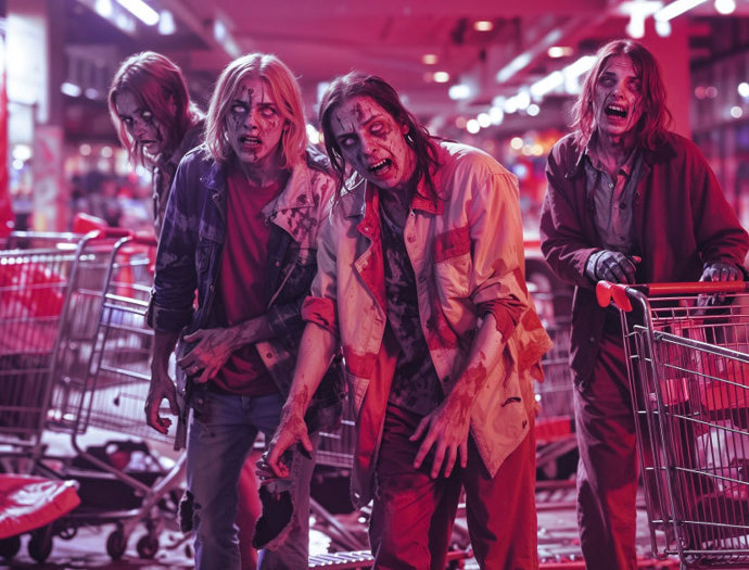 Imagen de un evento del juego a tiempo real 'Survival Zombie'.