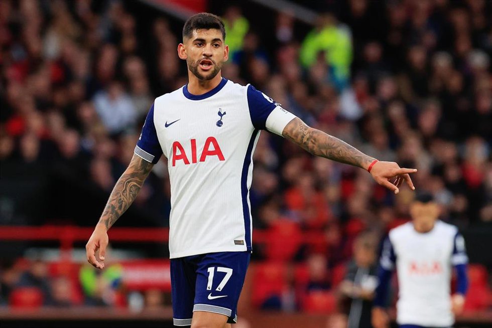 Archivo - El central argentino Cristian Romero, central del Tottenham inglés