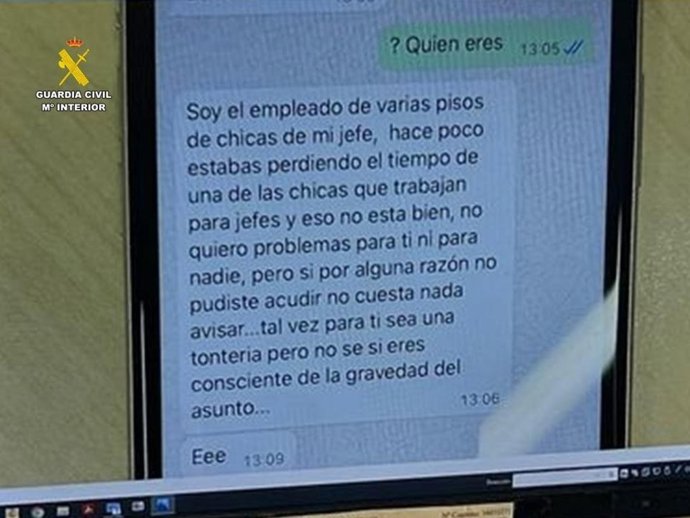 Un detenido y dos investigadas por una presunta trama de sextorsión con seis víctimas de varias provincias