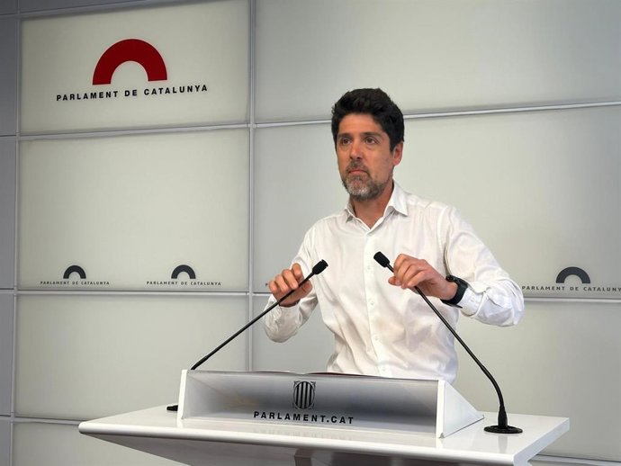 El portavoz de los Comuns en el Parlament, David Cid