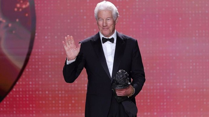 Richard Gere recibiendo el Premio Goya Internacional 2025.