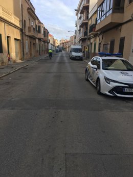 Renovación del asfaltado en Son Fortesa Sud.