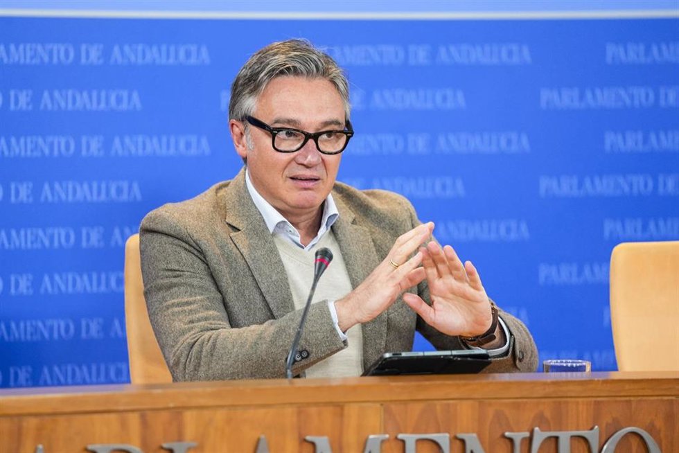 El portavoz del Grupo Parlamentario Vox en Andalucía, Manuel Gavira, en una imagen de archivo. 