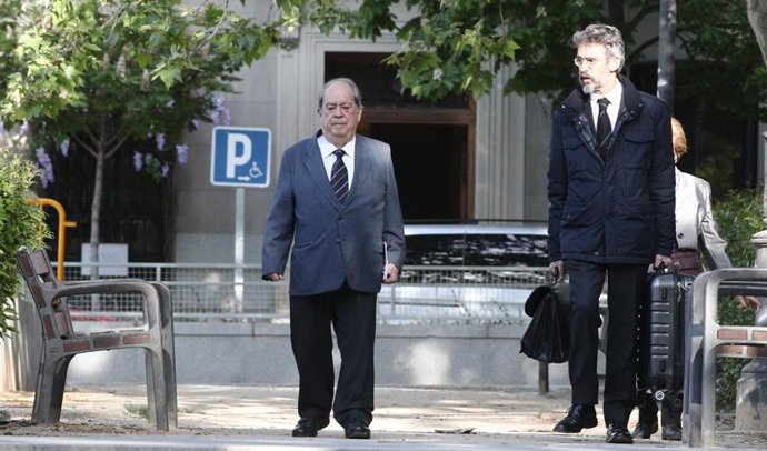 Archivo - Lluis Prenafeta llega a la Audiencia Nacional para declarar por el caso Pretoria, el 18 de abril del 2017