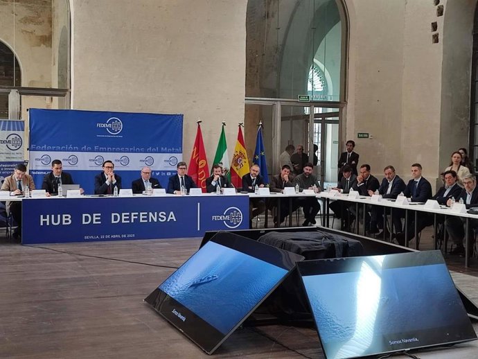 Mesa de trabajo de la industria de defensa en la que se ha constituido el 'hub'.