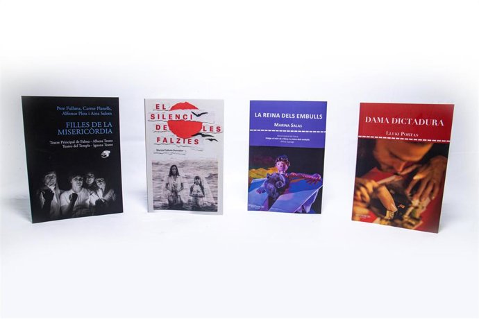 Portadas de las obras publicadas por el Teatre Principal para Sant Jordi 2025.