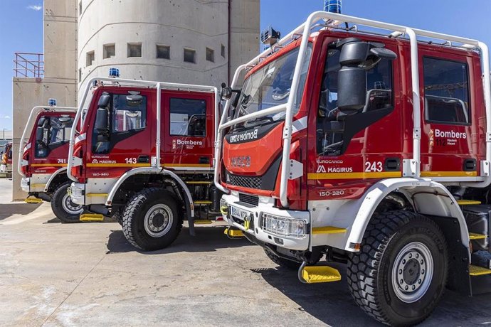 El Consorcio de Bomberos refuerza su flota de vehículos con diez nuevas autobombas por 3,6 millones de euros
