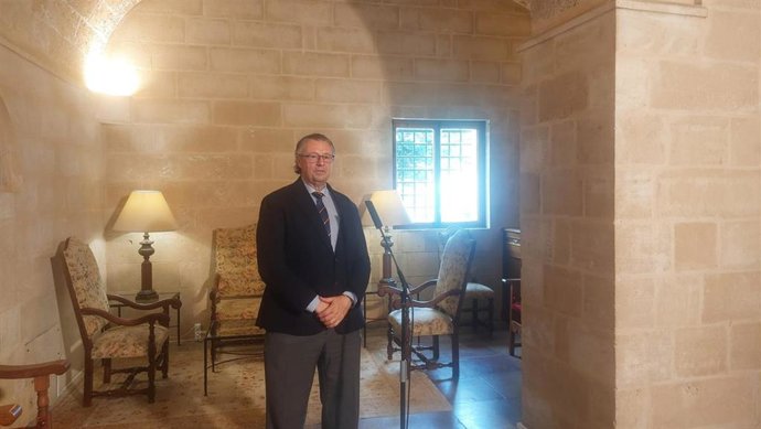 El presidente Sine Dolore, Jordi Moya, en declaraciones a los medios.