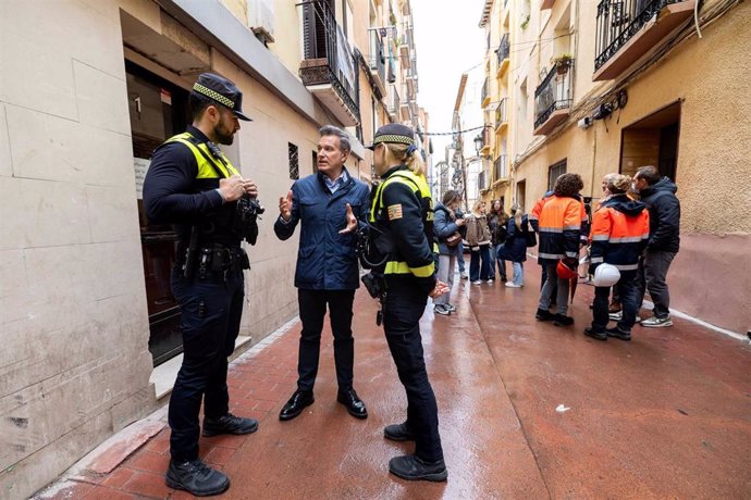 Urbanismo inicia las visitas del Plan de Inspección en Zamoray-Pignatelli para revisar 277 inmuebles