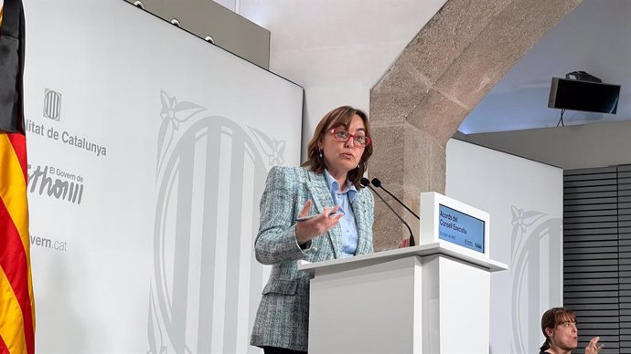 La consellera de Territori, Habitatge i Transició Ecològica i portaveu de la Generalitat, Sílvia Paneque