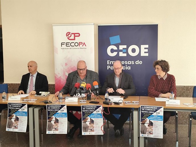 Presentación del I Congreso de Comercio que se celebrará en Palencia.