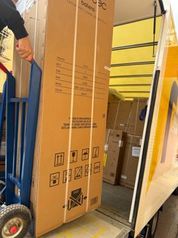 O Conselho Municipal de Catarroja distribuiu 500 eletrodomésticos para mais de 200 famílias afetadas pelo furacão.